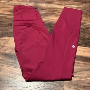 Fast and Free 25 inch lululemon leggings